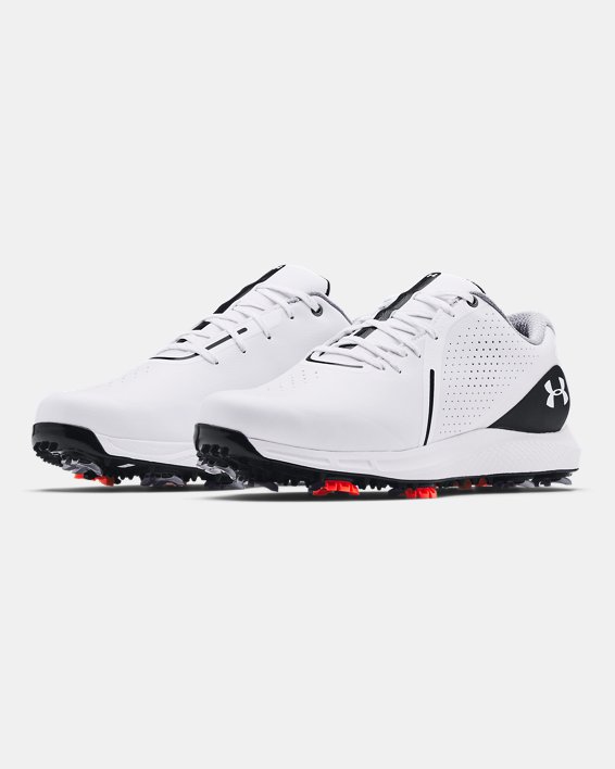 Men's UA Charged Draw RST Golf Shoes, White, pdpMainDesktop image number 3